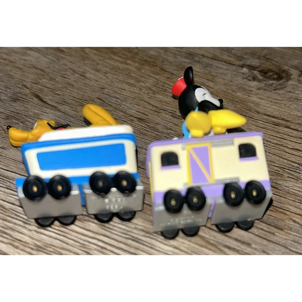Disney 1998 Hallmark Miniature Partial Train Set Mickey‎ Minnie Mouse Pluto